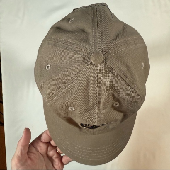 Eddie Bauer Tan Embroidered 1920 Shield Logo Hat - Picture 3 of 8